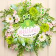 12  Wooden Sign: Welcome To Our Pad Frog For Cheap