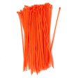 8  Cable Zip Tie: Fluorescent Orange (100) Supply