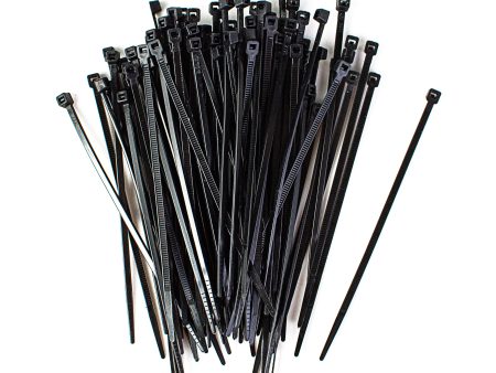 4  Zip Tie: Black (100) Hot on Sale