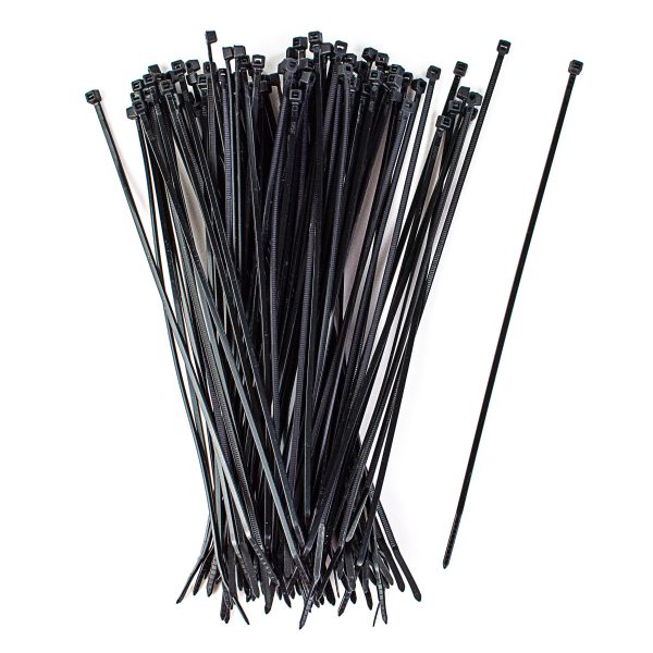 8  Zip Tie: Black (100) Online Hot Sale