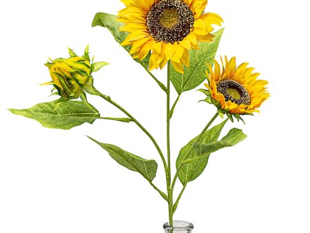 26  Sunflower Spray: Yellow For Sale