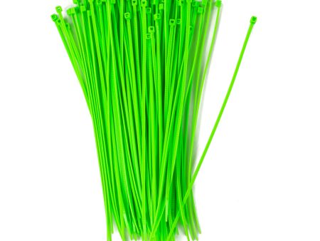 8  Cable Zip Tie: Neon Green (100) Hot on Sale