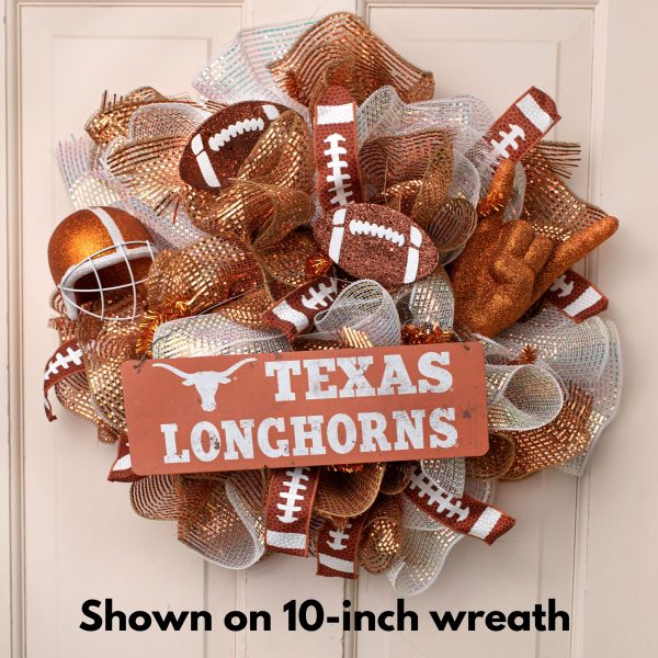 12x4 Collegiate Tin Sign: Texas Longhorns Online Hot Sale