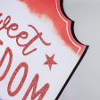 13  Wooden Sign: Sweet Freedom Popsicle Supply