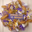 12x4 Collegiate Tin Sign: LSU For Sale