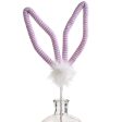 23  Yarn Rabbit Ears Pick: Lavender Fashion