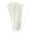 8  Zip Tie: Clear Natural (100) Hot on Sale