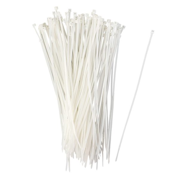 8  Zip Tie: Clear Natural (100) Hot on Sale