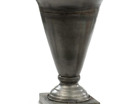 12  Galvanized Trumpet Vase on Sale