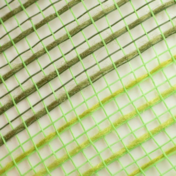 10  Thin Stripe Fabric Mesh: Fresh Green & Moss Fashion