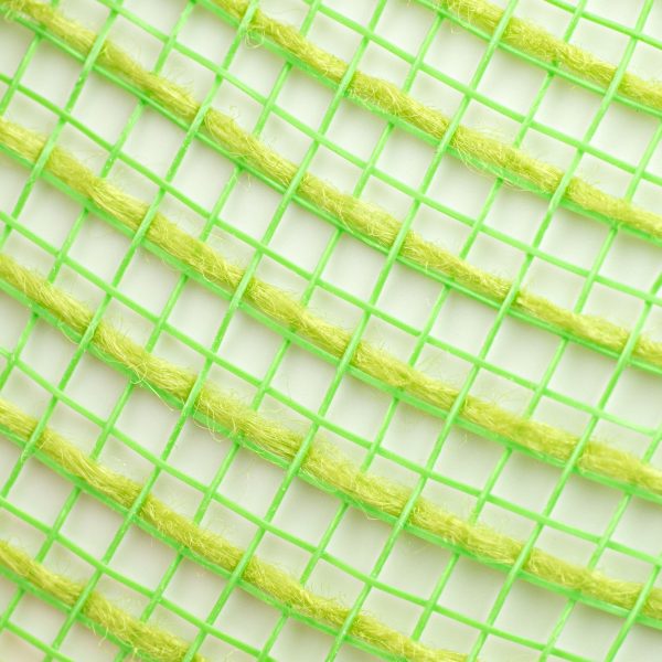 10  Stripe Fabric Mesh: Fresh Green Discount