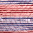 10  Thin Stripe Fabric Mesh: Red & Royal Blue For Cheap