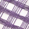 10  Poly Burlap Check Mesh: Purple Discount