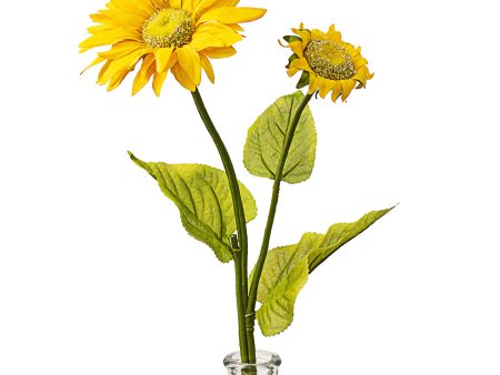 23  Sunflower Spray: Yellow Hot on Sale