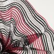 10  Fabric Bold Stripe Mesh: Black, Red, White Online Sale