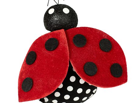 7  Velvet Ladybug Ornament Online Sale