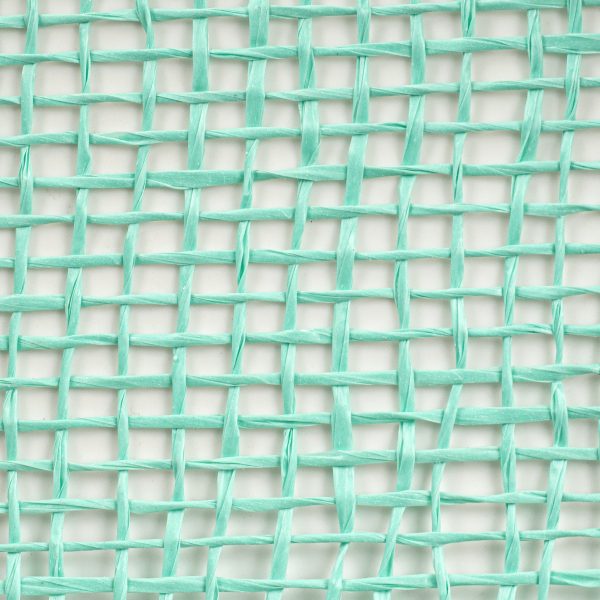 10  Poly Burlap Mesh: Mint Green For Sale