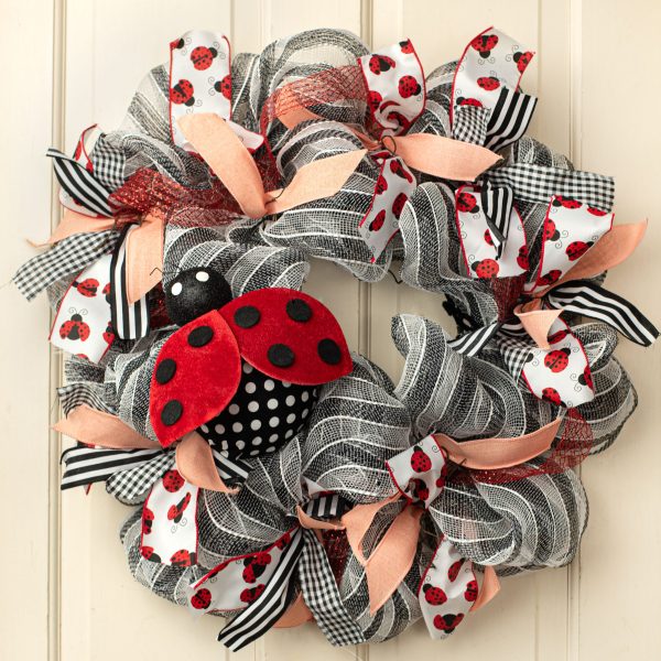 7  Velvet Ladybug Ornament Online Sale