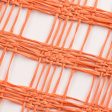 10  Poly Burlap Check Mesh: Orange Discount