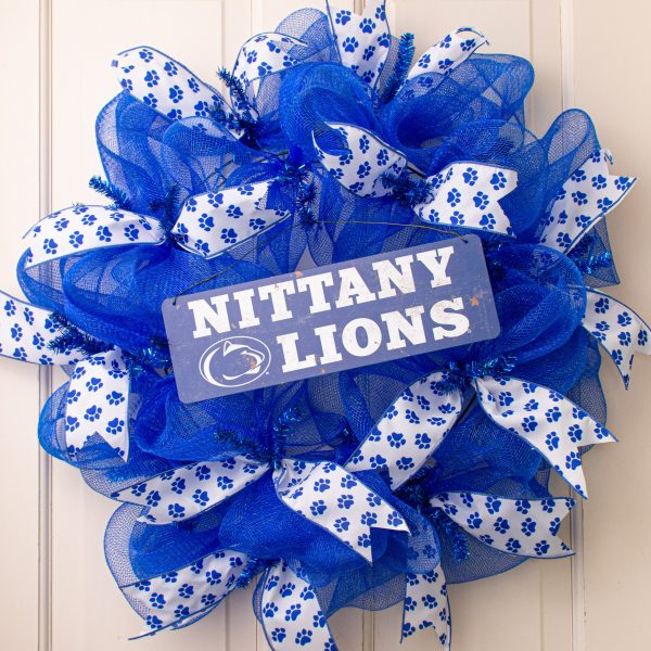 12x4 Collegiate Tin Sign: Penn State Nittany Lions For Discount