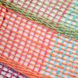 10  Poly Burlap Check Plaid Mesh: Fuchsia, Turquoise, Purple, Orange, Green, Red Online now