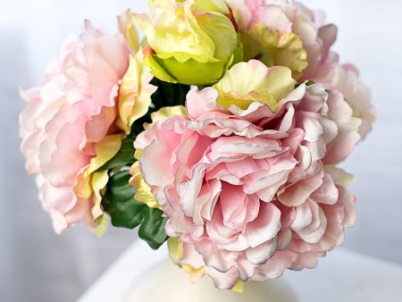 11  Peony Bouquet: Pink Cheap