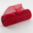 10  Stripe Fabric Mesh: Red Online