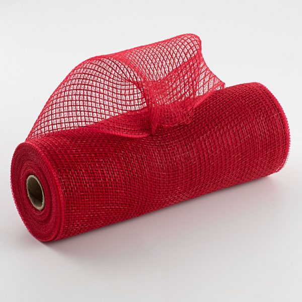 10  Stripe Fabric Mesh: Red Online