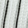 10  Wide Stripe Mesh: White & Black on Sale