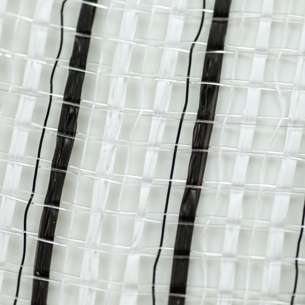 10  Wide Stripe Mesh: White & Black on Sale