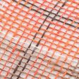 10  Plaid Poly Burlap Mesh: Brown, Orange, Brick, Chocolate, Cream For Discount