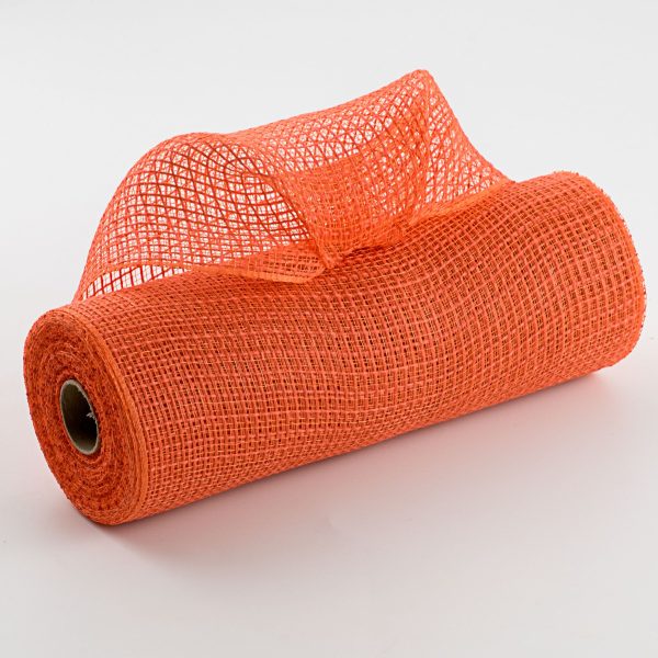 10  Check Fabric Mesh: Orange For Discount