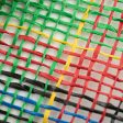 10  Plaid Poly Burlap Mesh: Emerald, Red, Black, Royal, Yellow Supply