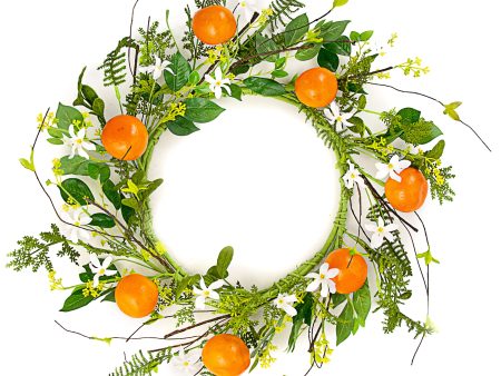 22  Orange & Fern Wreath Sale