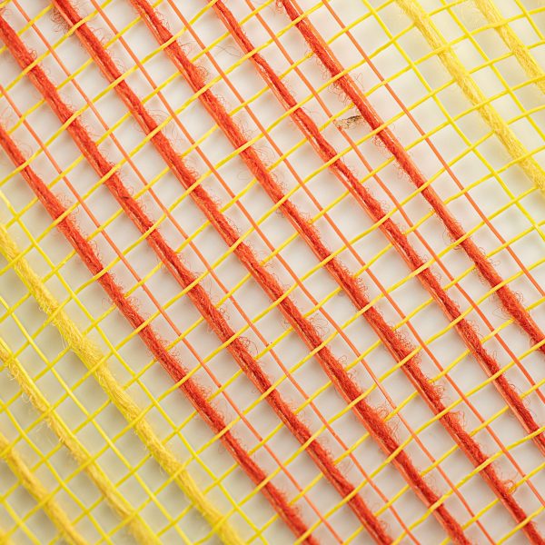 10  Thin Stripe Fabric Mesh: Yellow & Orange Fashion