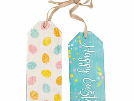 10  Tag Sign Greeter: Happy Easter Cheap