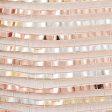 10  All Foil Thick Metallic Mesh: Rose Gold Fashion