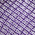 10  Check Fabric Mesh: Purple Hot on Sale