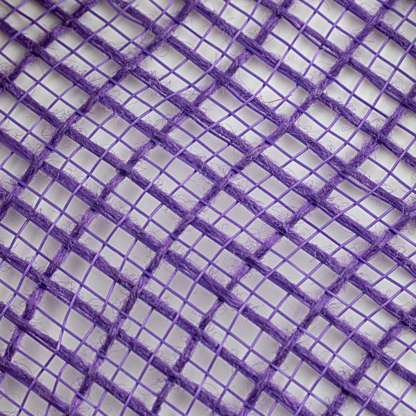 10  Check Fabric Mesh: Purple Hot on Sale