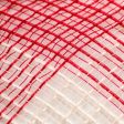 10  Fabric Mesh: Red & Cream Plaid Discount