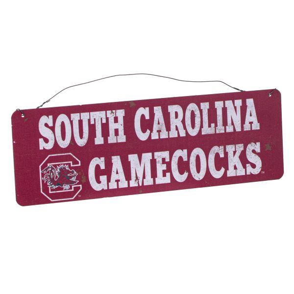 12x4 Collegiate Tin Sign: South Carolina Gamecocks Online now