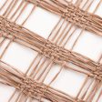 10  Poly Burlap Check Mesh: Brown Supply