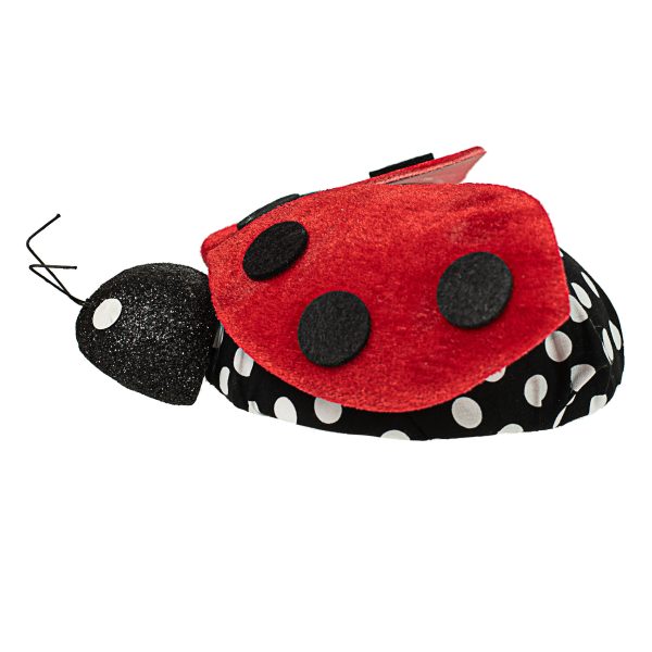 7  Velvet Ladybug Ornament Online Sale