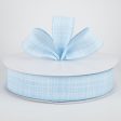 1.5  Estelle Textured Linen Ribbon: Light Blue (50 Yards) Hot on Sale