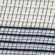 10  Wide Stripe Fabric Mesh: Navy & Cream Fashion