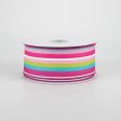 1.5  Walla Stripes Ribbon: Pink, Blue, Green (10 Yards) Hot on Sale