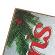 10  Square Wooden Sign: Season s Greetings Cardinal Supply