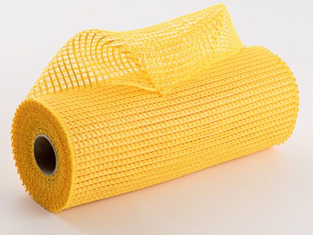 10  Wide Strip Mesh: Yellow For Sale