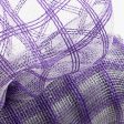 10  Poly Jute Deco Mesh: Purple & Clear Check Online Sale