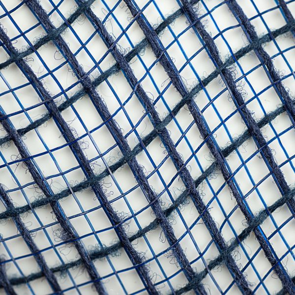 10  Check Fabric Mesh: Navy Blue Online